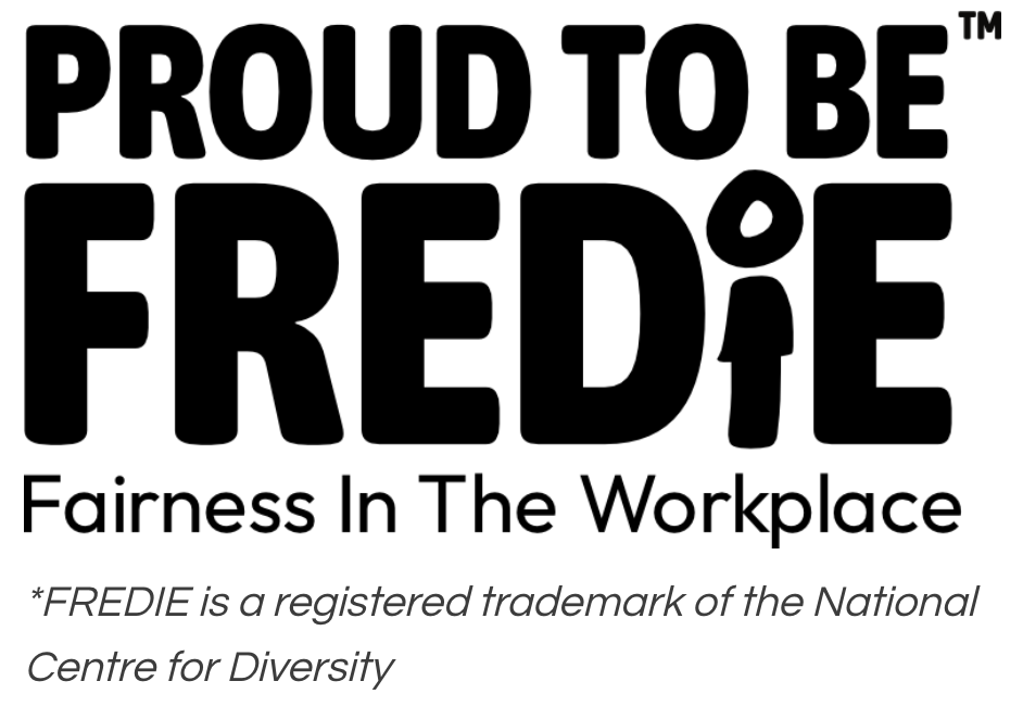 Proud to be Fredie, fairness in the workplace  Logo